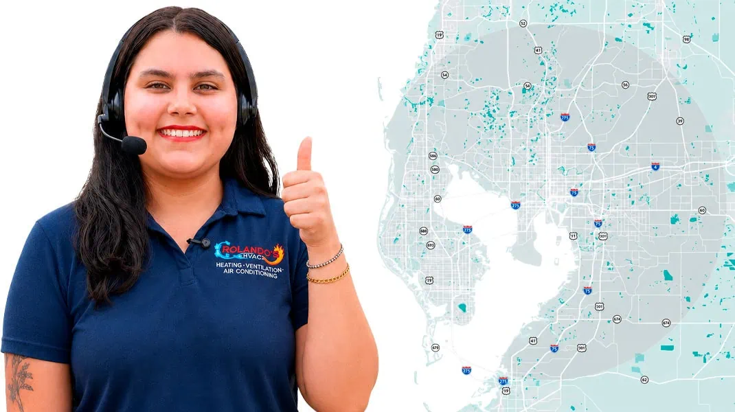 Rolando's HVAC Tampa Bay service area