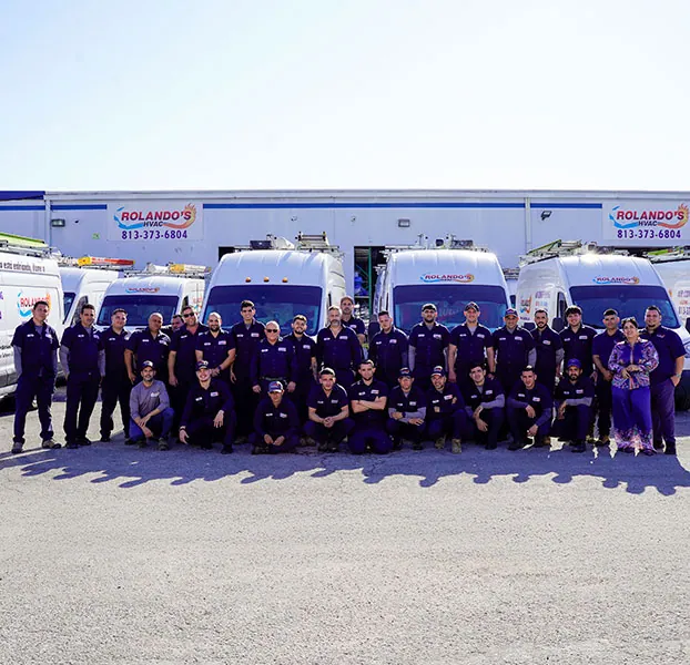 Rolando's HVAC team