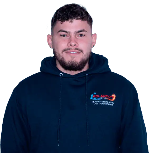 Rolando's HVAC technician ready to provide HVAC service in Riverview