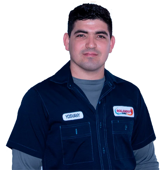Rolando's HVAC technician Yosvany ready to provide HVAC service in Ruskin